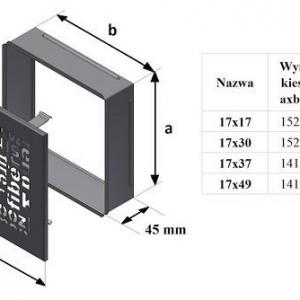 17x37 ABC белая